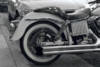 Harley Davidson, black and white photograph, San Francisco, Bill Dietch