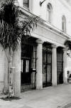 Old Mission Police Station, 17th Street, black and white photograph, Mission District, San Francisco, Bill Dietch